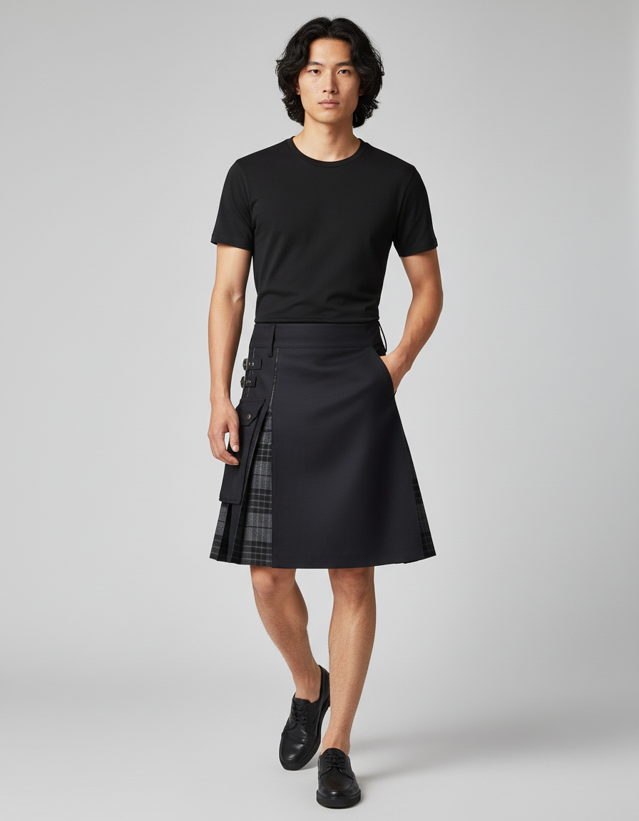 Jupe Homme Kilt Écossais Chic