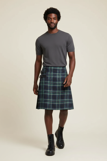 Jupe Homme Écossaise Plissée Traditionnelle Intemporelle