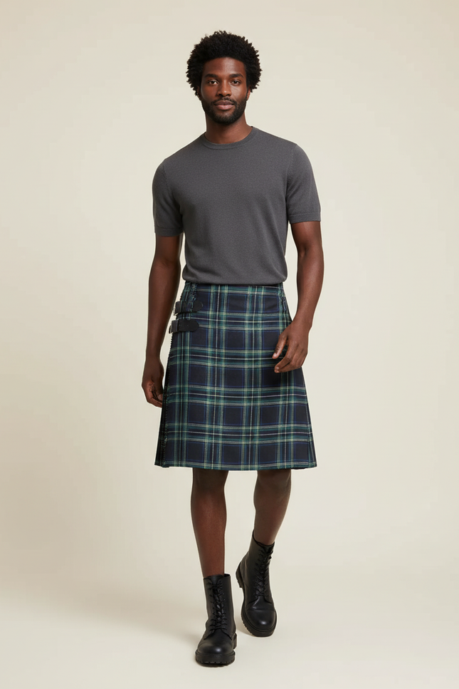 Jupe Homme Écossaise Plissée Traditionnelle Intemporelle