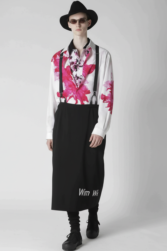 Jupe Homme Noire À Bretelles Décontractée