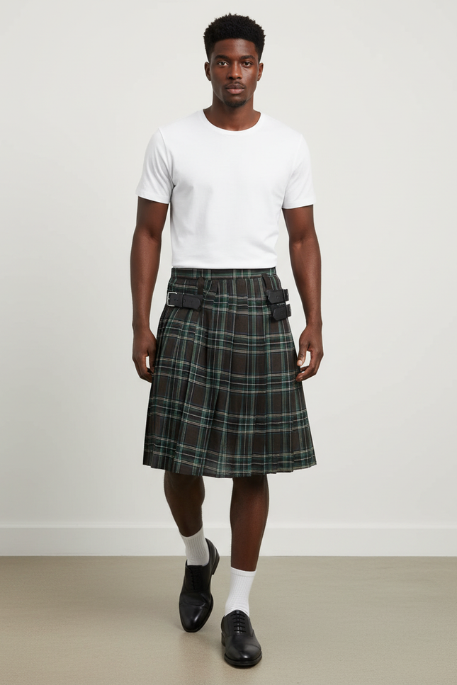 Jupe Homme Tartan Plissée Chic Traditionnelle