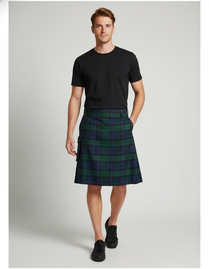 Jupe Homme Tartan Plissée Kilt
