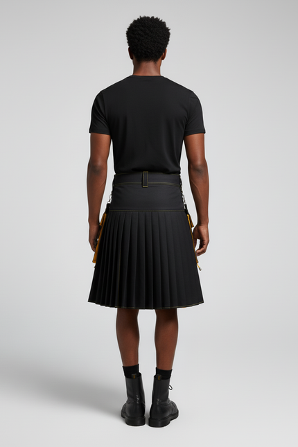 Jupe Homme Poches Contrastées Décontractée