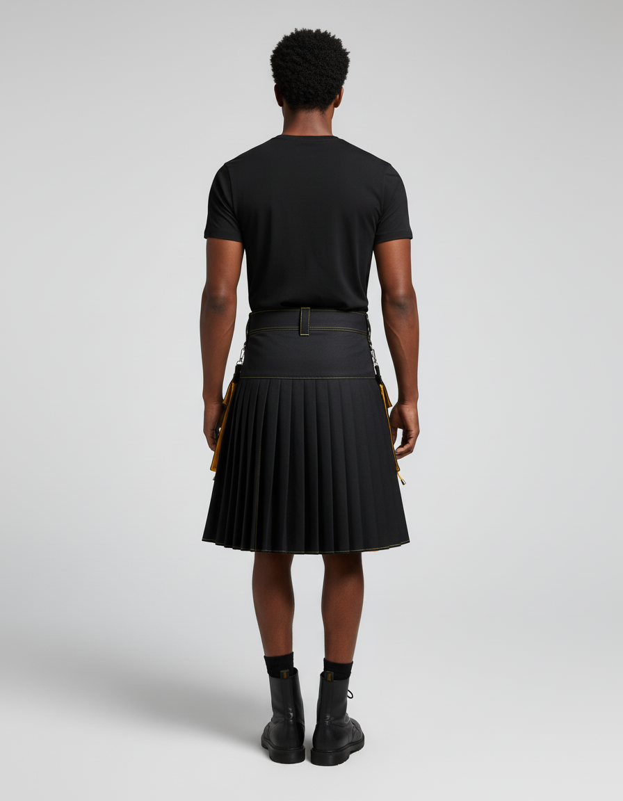 Jupe Homme Poches Contrastées Décontractée