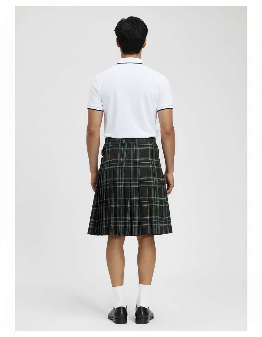 Jupe Homme Écossaise Plissée Traditionnelle Authentique