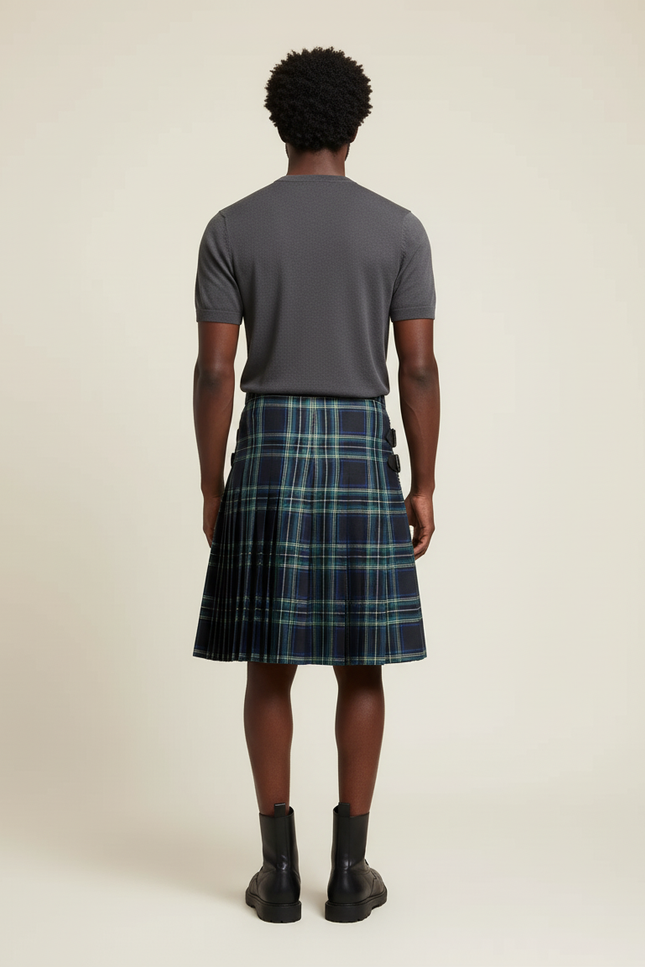 Jupe Homme Écossaise Plissée Traditionnelle Intemporelle