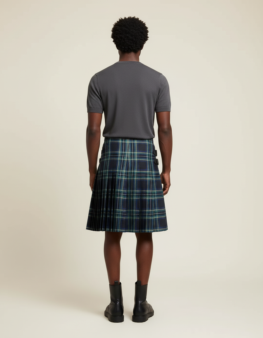 Jupe Homme Écossaise Plissée Traditionnelle Intemporelle