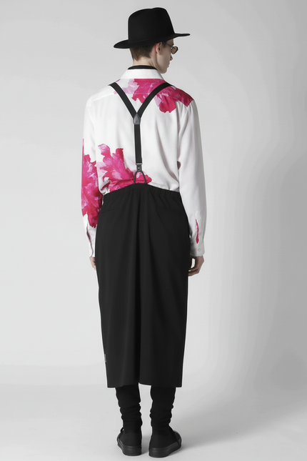 Jupe Homme Noire À Bretelles Décontractée