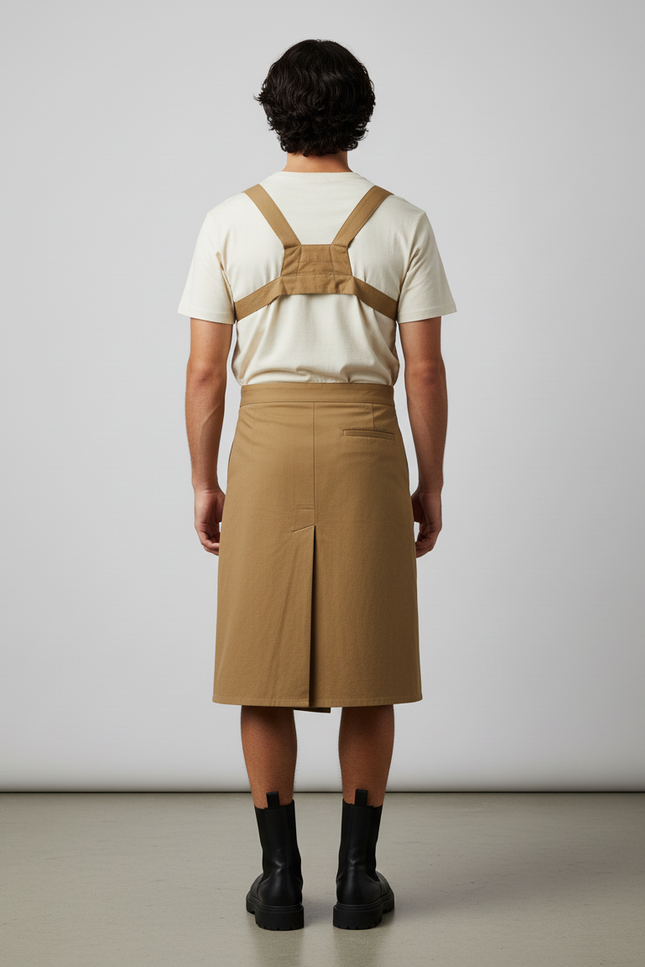 Jupe Homme Beige Harnais Décontractée