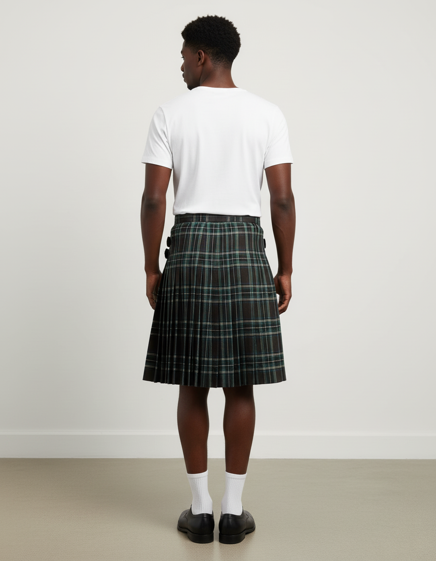 Jupe Homme Tartan Plissée Chic Traditionnelle