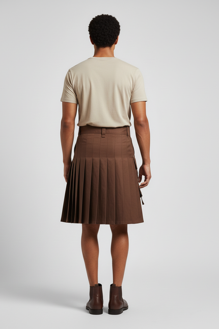 Jupe Homme Plissée Écossaise