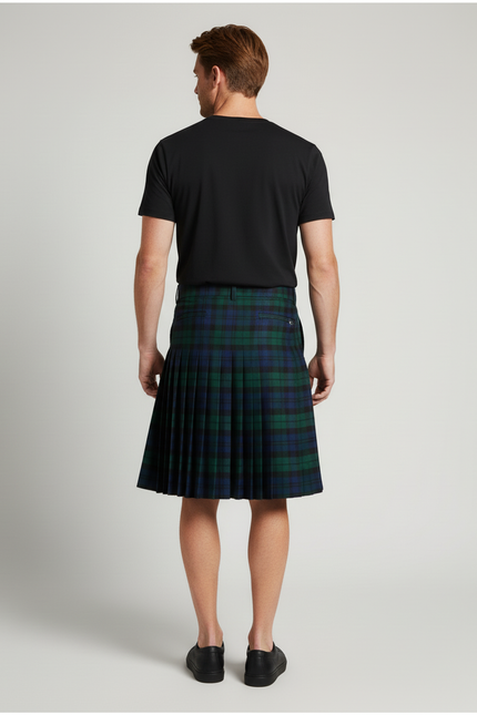 Jupe Homme Tartan Plissée Kilt