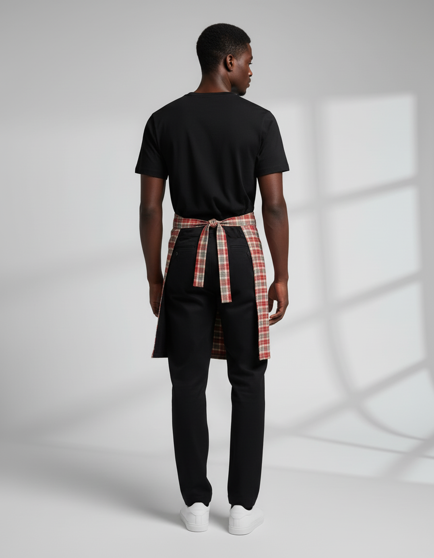 Jupe Homme À Carreaux Portefeuille Décontractée