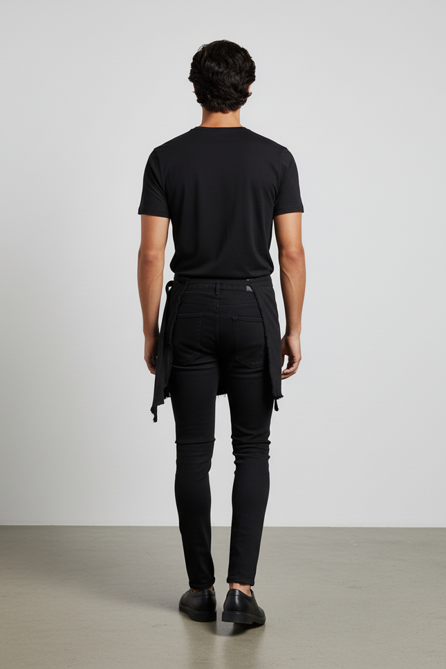 Jupe Homme Noire Portefeuille Chic