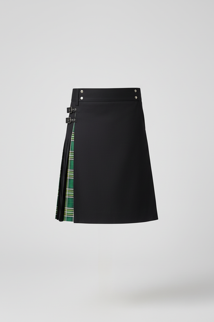 Jupe Homme Noire Carreaux Écossaise