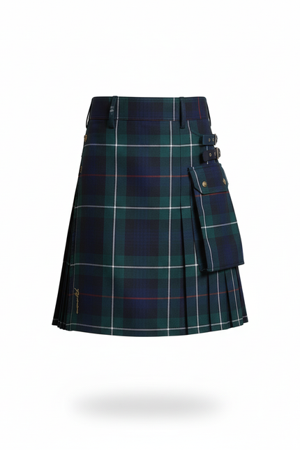 Jupe Homme Tartan Plissée Élégante