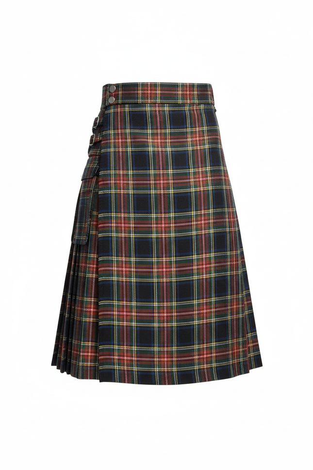 Jupe Homme Écossaise Plissée Traditionnelle