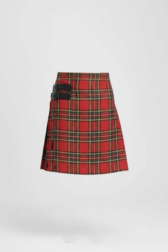 Jupe Homme Tartan Plissée Chic