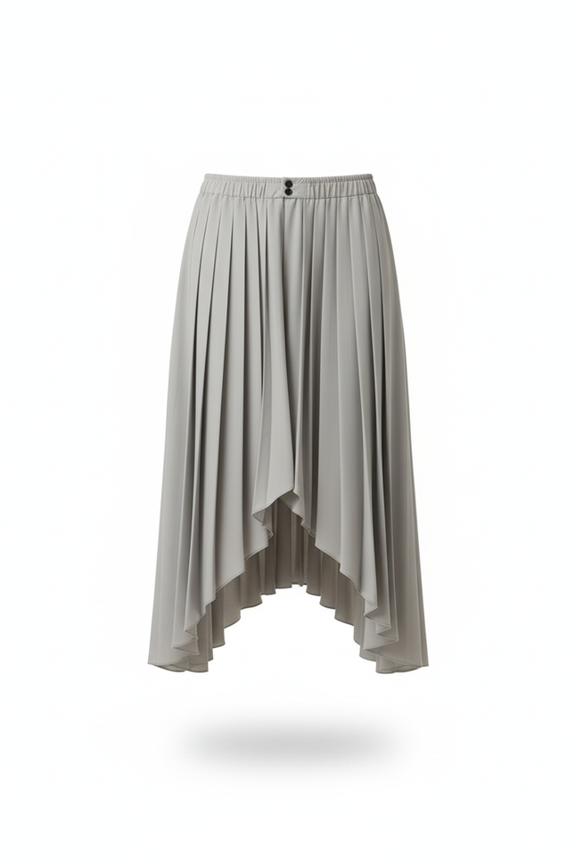 Jupe Homme Plissée Asymétrique Fluide