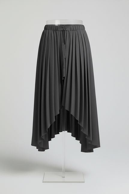Jupe Homme Plissée Asymétrique Fluide Originale