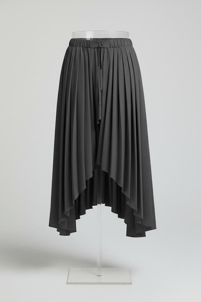 Jupe Homme Plissée Asymétrique Fluide Originale