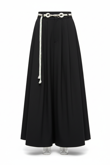 Jupe Homme Noire Ample Fluide Oversize