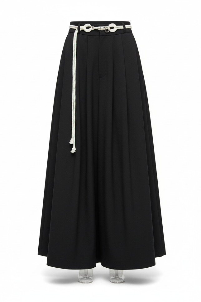 Jupe Homme Noire Ample Fluide Oversize