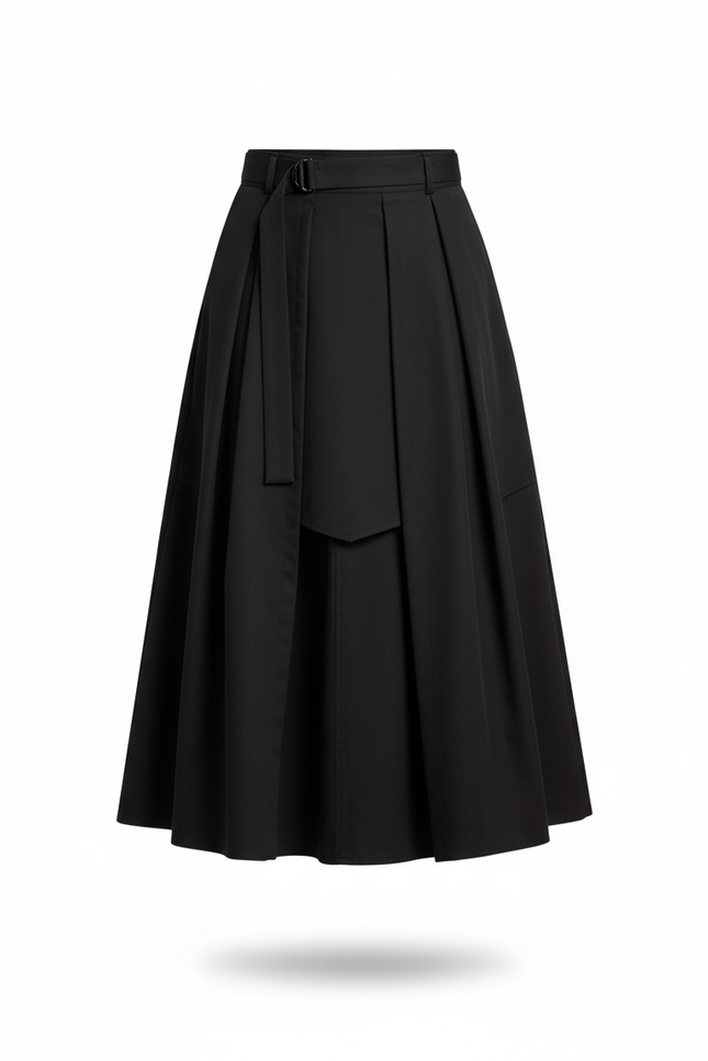 Jupe Homme Noire Plissée Décontractée Simple