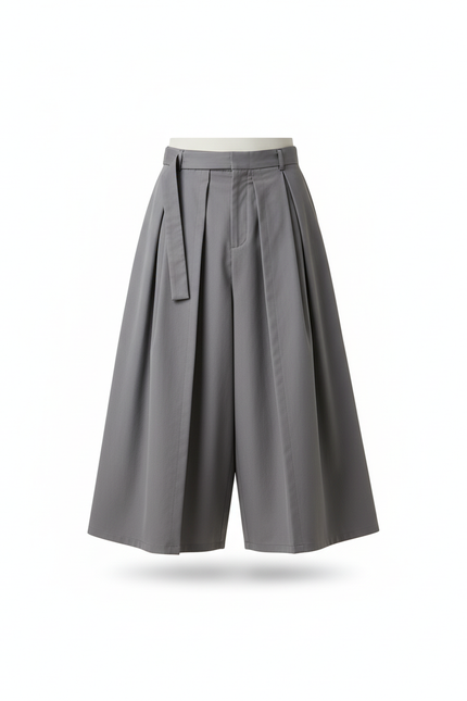 Jupe Homme Grise Plissée Décontractée