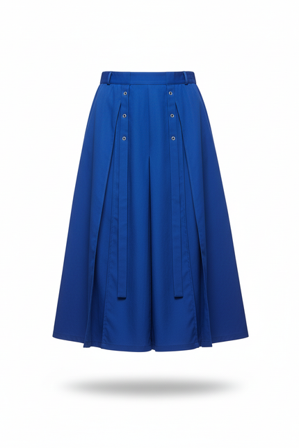 Jupe Homme Bleue Plissée Décontractée