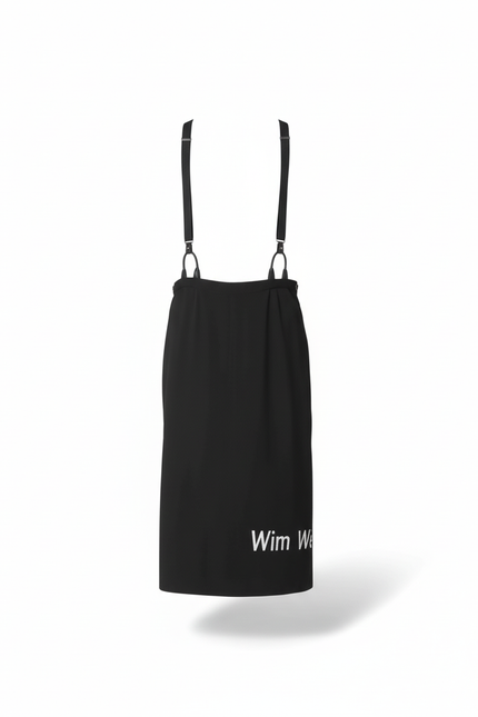 Jupe Homme Noire À Bretelles Décontractée