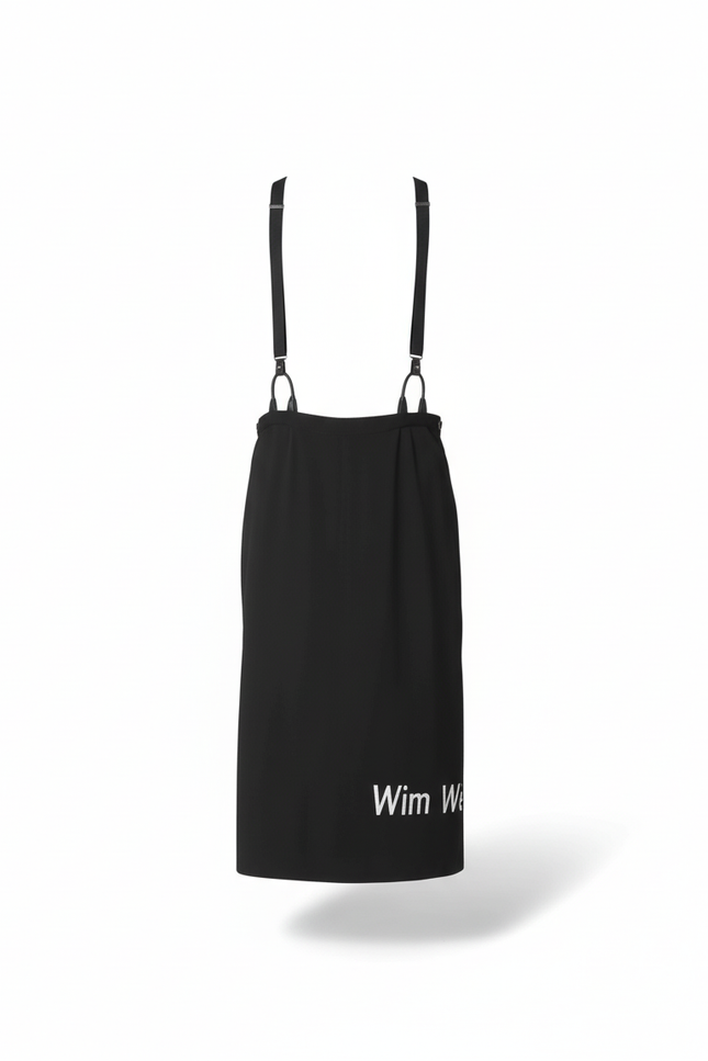 Jupe Homme Noire À Bretelles Décontractée