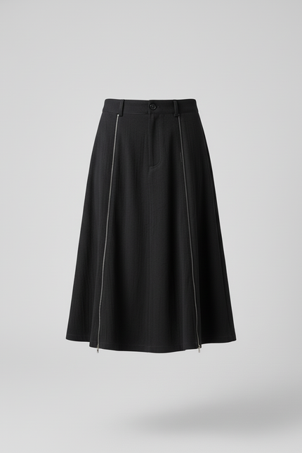 Jupe Homme Zippée Évasée Décontractée