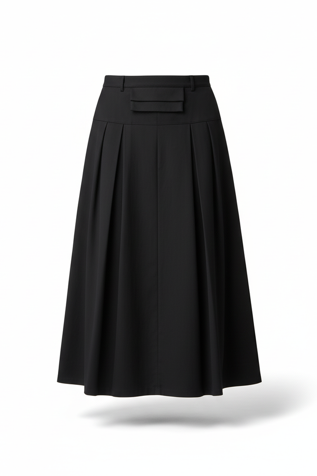 Jupe Homme Noire Plissée Fluide Aérienne