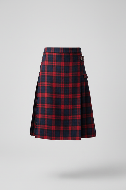 Jupe Homme Plissée Carreaux Écossais Décontractée