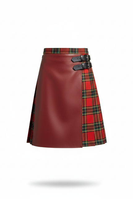 Jupe Homme Écossaise Plissée Chic Raffinée