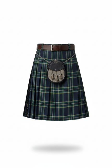 Jupe Homme Écossaise Plissée Classique