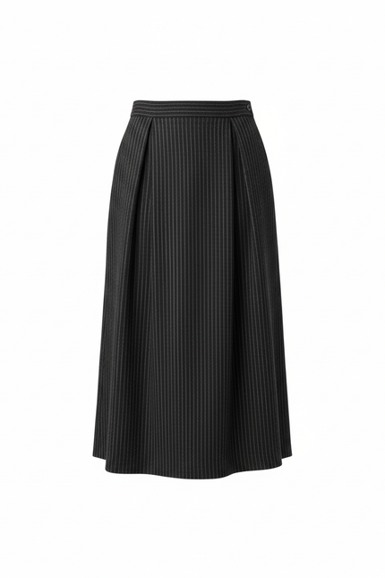 Jupe Homme Rayée Plissée Décontractée