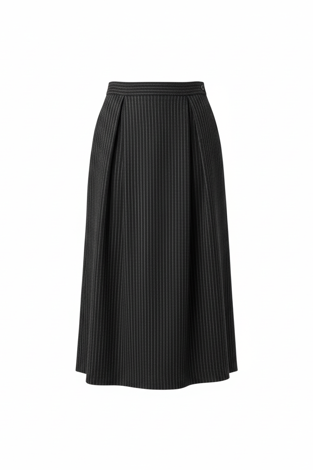 Jupe Homme Rayée Plissée Décontractée