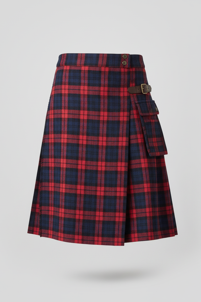 Jupe Homme Plissée Écossaise Chic