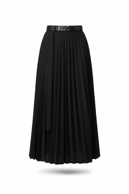 Jupe Homme Noire Plissée Fluide Légère