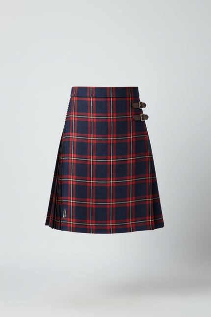 Jupe Homme Tartan Plissée Décontractée Rustique