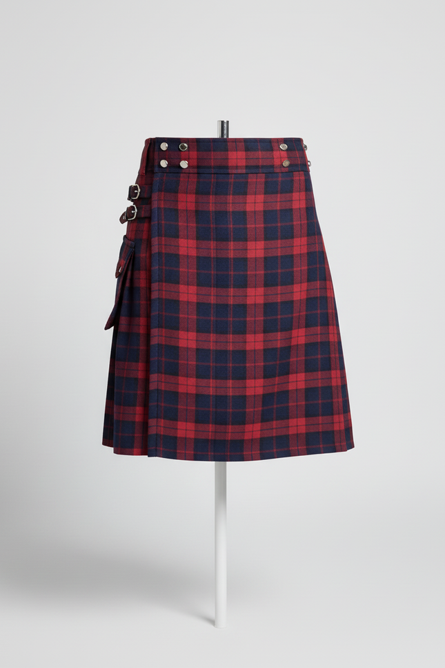Jupe Homme Écossaise Plissée Traditionnelle Unique