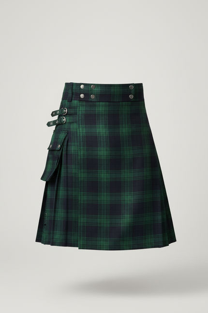 Jupe Homme Écossaise Plissée Décontractée Cool