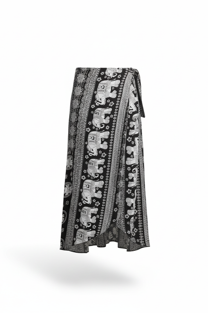 Jupe Homme Imprimé Éléphant Fluide