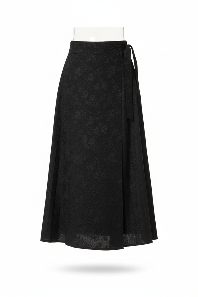 Jupe Homme Noire Plissée Fluide Élégante