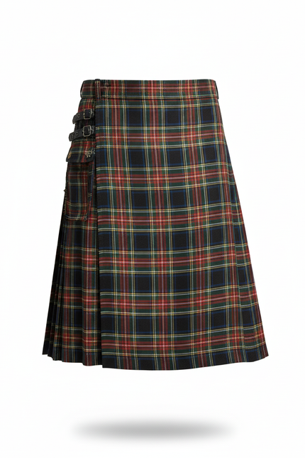 Jupe Homme Écossaise Plissée Chic