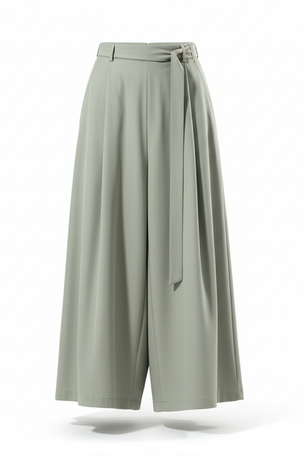 Jupe Homme Ample Vert Kaki Plissée