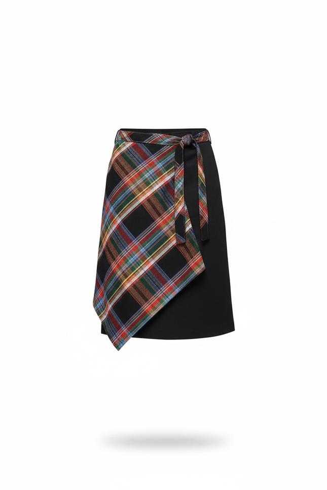 Jupe Homme Écossaise Asymétrique Décontractée