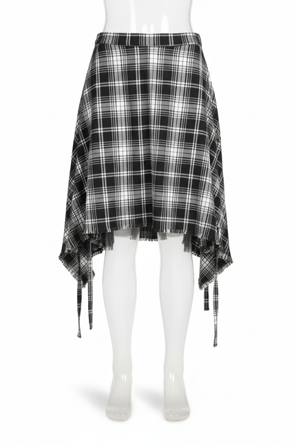 Jupe Homme Plaid Décontractée Irrégulière